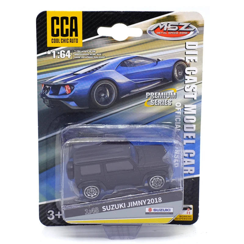 CCA Toy Model Car 1/64 Famous Car Simulation Diecast Vehicle World Collection Series Gift for 1:64 Hotwheels Boy Kid's Toys