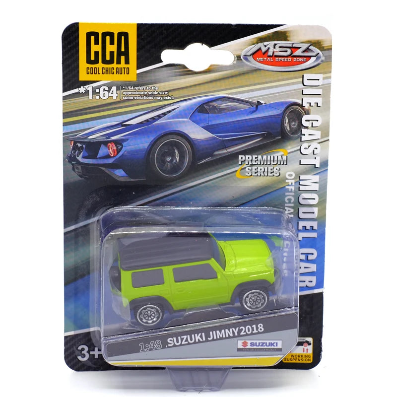 CCA Toy Model Car 1/64 Famous Car Simulation Diecast Vehicle World Collection Series Gift for 1:64 Hotwheels Boy Kid's Toys