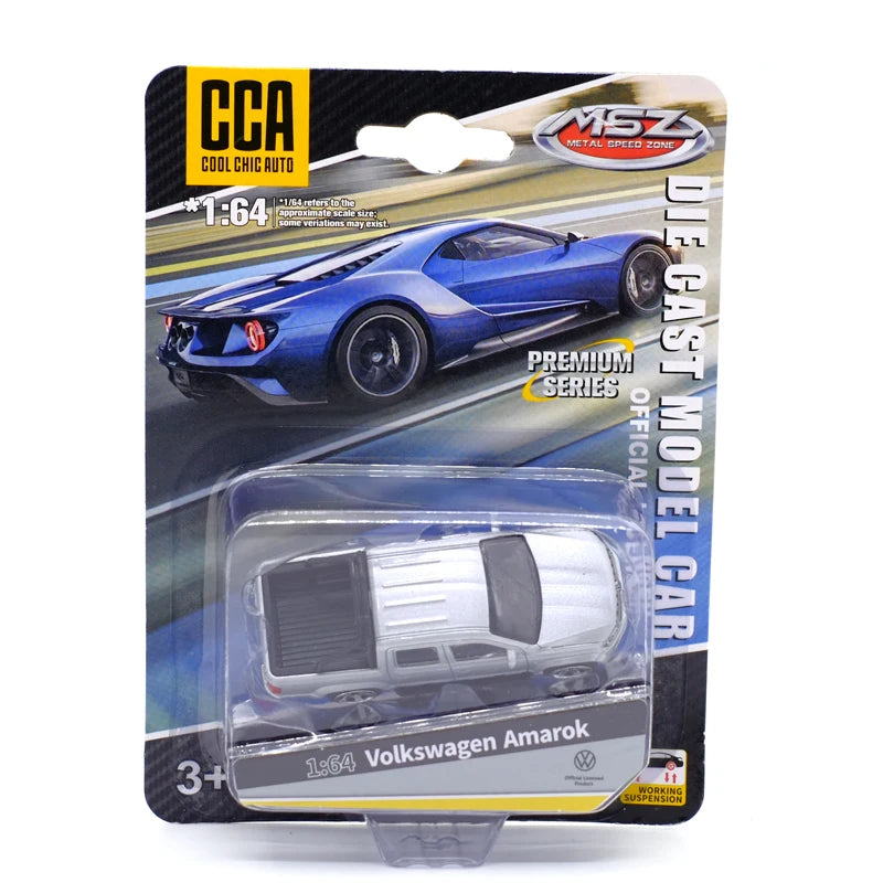 CCA Toy Model Car 1/64 Famous Car Simulation Diecast Vehicle World Collection Series Gift for 1:64 Hotwheels Boy Kid's Toys