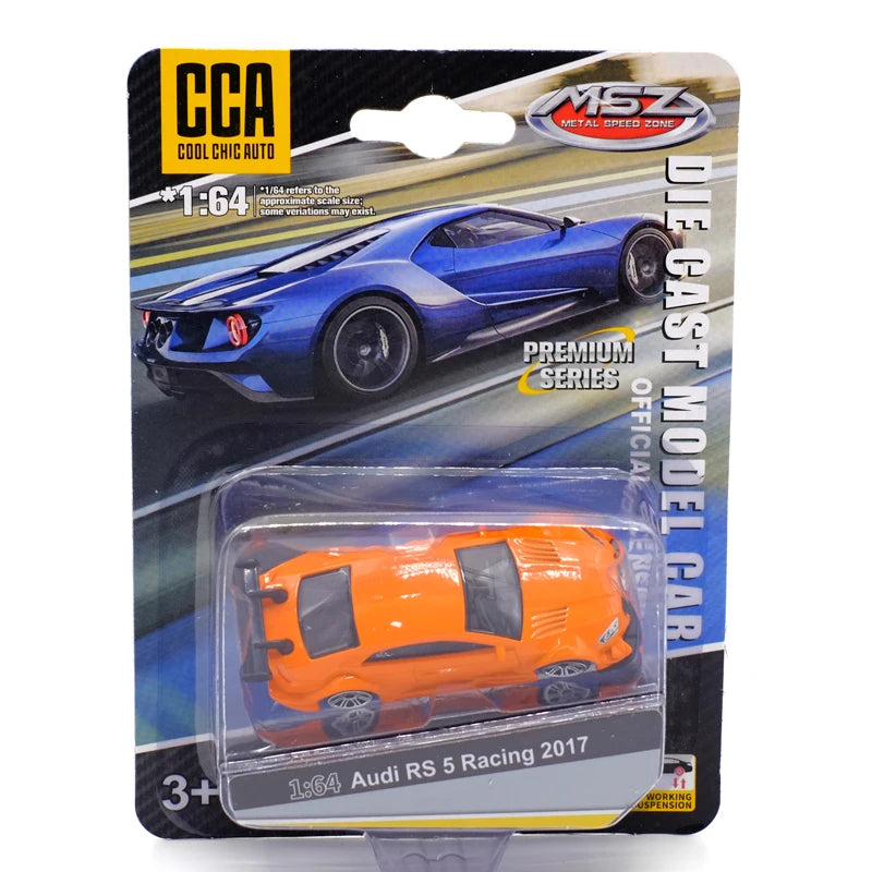 CCA Toy Model Car 1/64 Famous Car Simulation Diecast Vehicle World Collection Series Gift for 1:64 Hotwheels Boy Kid's Toys