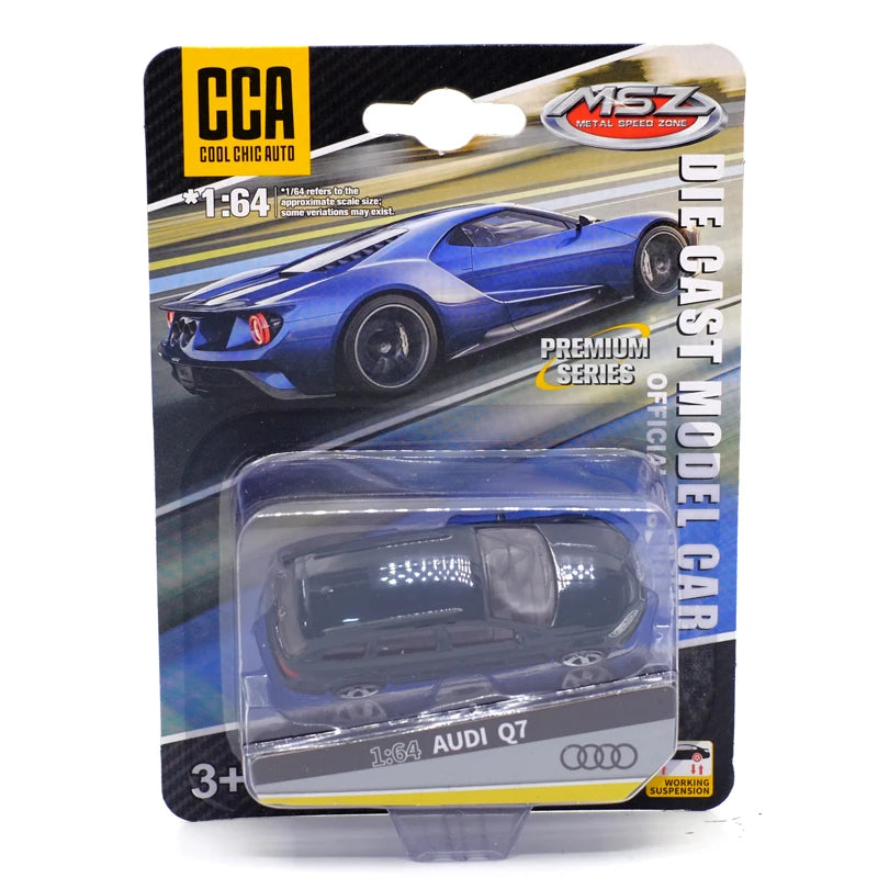CCA Toy Model Car 1/64 Famous Car Simulation Diecast Vehicle World Collection Series Gift for 1:64 Hotwheels Boy Kid's Toys