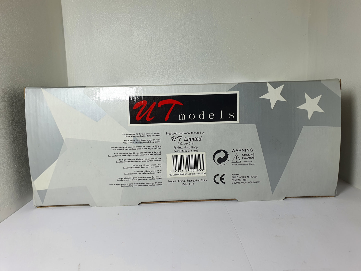 1:18 BMW M3 Cabriolet ~ UT Models ~ Purple