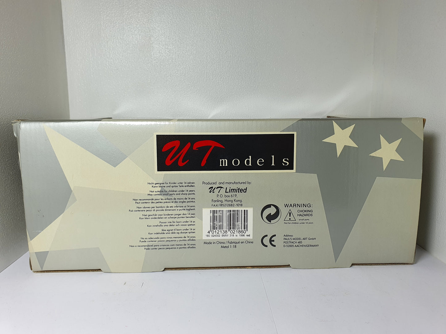 1:18 BMW 318is E36 ~ UT Models ~ Red