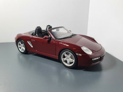 1:18 Porsche Boxster S 987 ~ Maisto ~ Carmona Red Metallic