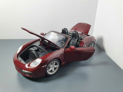 1:18 Porsche Boxster S 987 ~ Maisto ~ Carmona Red Metallic