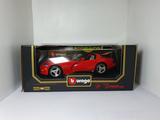 1:18 1992 Dodge Viper RT/10 ~ Red ~ Bburago