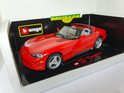 1:18 1992 Dodge Viper RT/10 ~ Red ~ Bburago