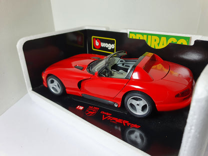 1:18 1992 Dodge Viper RT/10 ~ Red ~ Bburago