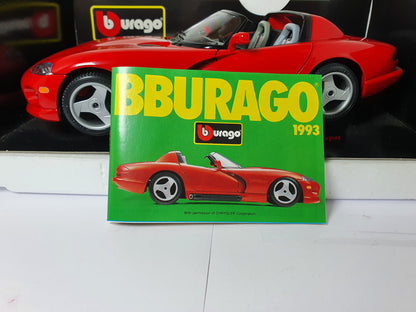 1:18 1992 Dodge Viper RT/10 ~ Red ~ Bburago