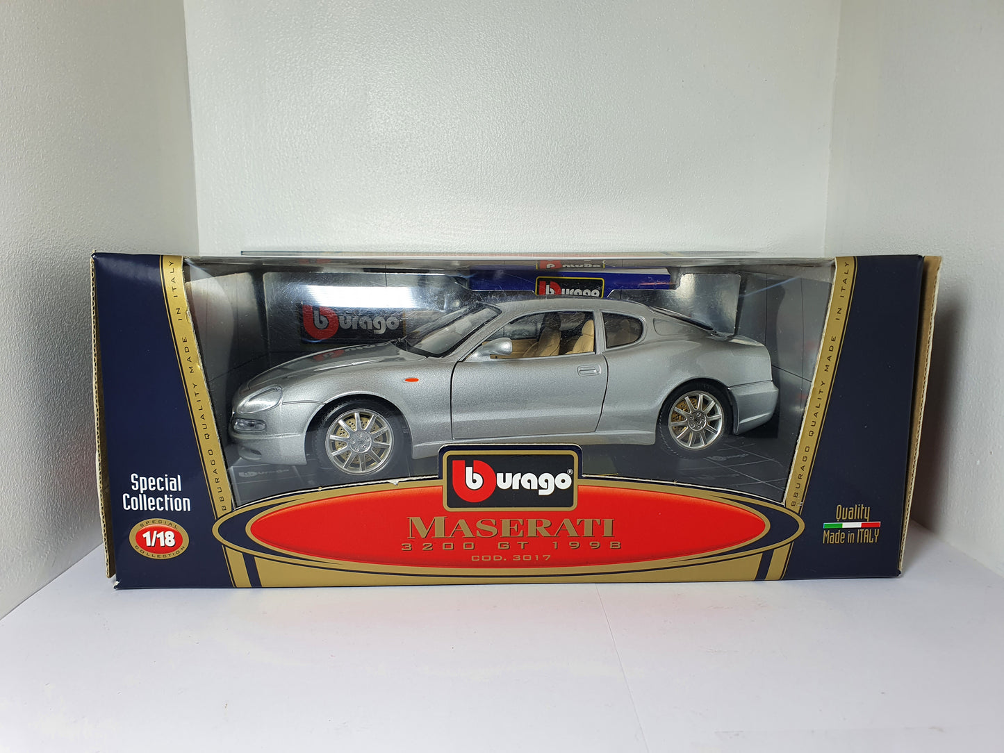 1:18 Maserati 3200 GT ~ Silver ~ Bburago