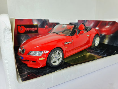 1:18 BMW Z3 M Roadster ~ Imola Red ~ Bburago Gold Collection