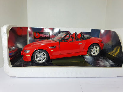 1:18 BMW Z3 M Roadster ~ Imola Red ~ Bburago Gold Collection