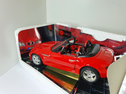 1:18 BMW Z3 M Roadster ~ Imola Red ~ Bburago Gold Collection