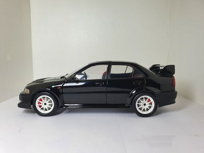 1:18 Mitsubishi Lancer Evolution VI Tommi Makinen Edition ~ Autoart ~ Black