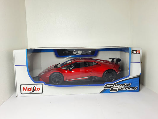 1:18 Lamborghini Huracan Performante ~ Maisto Special Edition ~ Metallic Red