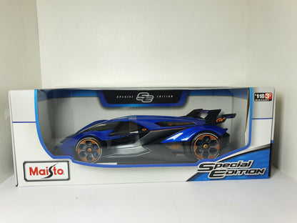 1:18 Lamborghini V12 Vision Gran Turismo ~ Maisto Special Edition ~ Metallic Blue