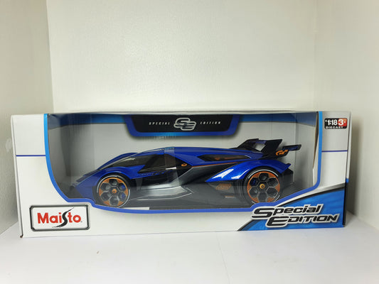 1:18 Lamborghini V12 Vision Gran Turismo ~ Maisto Special Edition ~ Metallic Blue