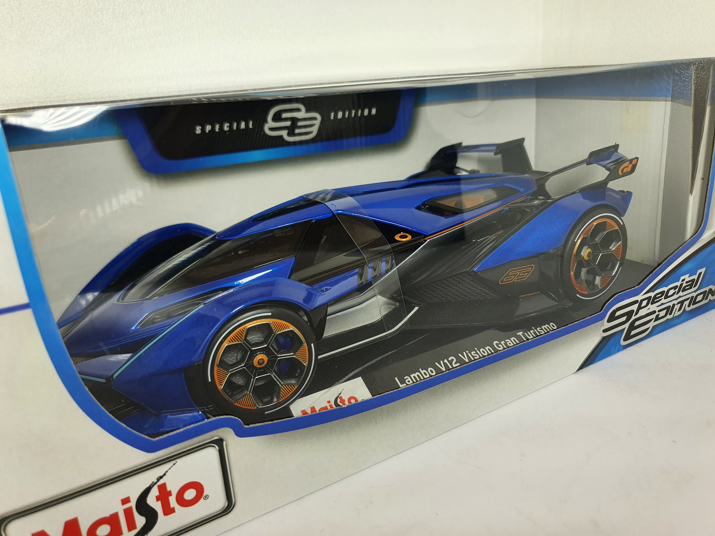 1:18 Lamborghini V12 Vision Gran Turismo ~ Maisto Special Edition ~ Metallic Blue