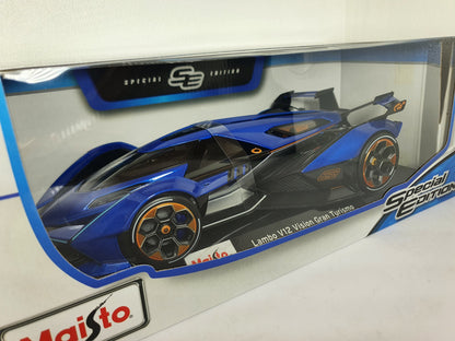 1:18 Lamborghini V12 Vision Gran Turismo ~ Maisto Special Edition ~ Metallic Blue