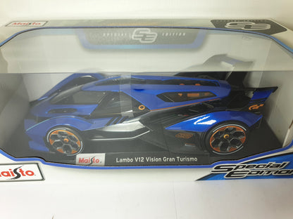 1:18 Lamborghini V12 Vision Gran Turismo ~ Maisto Special Edition ~ Metallic Blue