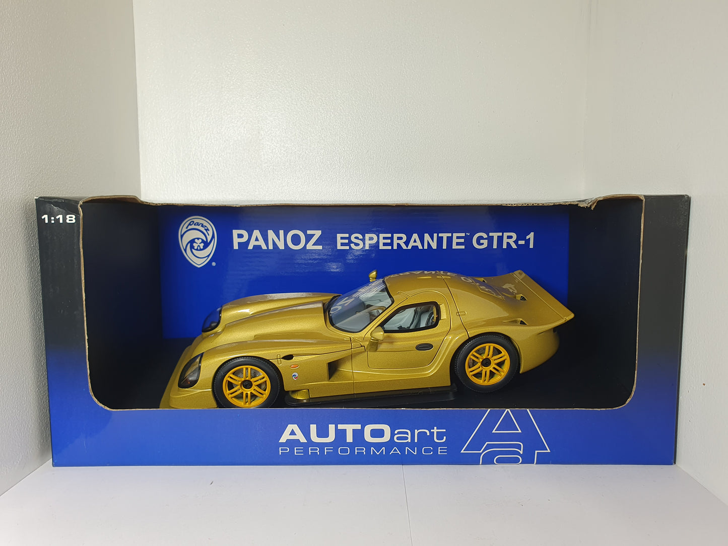 1:18 Panoz Esperante GTR-1 ~ Autoart ~ Gold