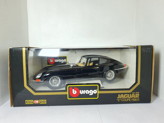 1:18 Jaguar E-Type Series 1 Coupe ~ Bburago ~ Black