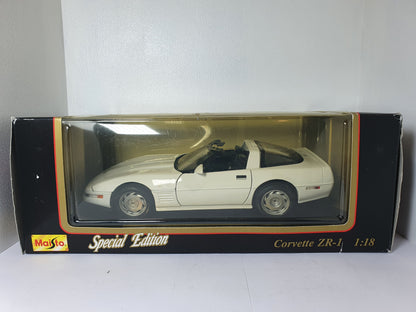 Maisto Spécial Édition 1992 Chevrolet Corvette ZR-1 Jaune Diecast Voiture 1:18 Maisto Spécial Édition 1992 Chevrolet Corvette ZR-1 Jaune Diecast Voiture 1:18