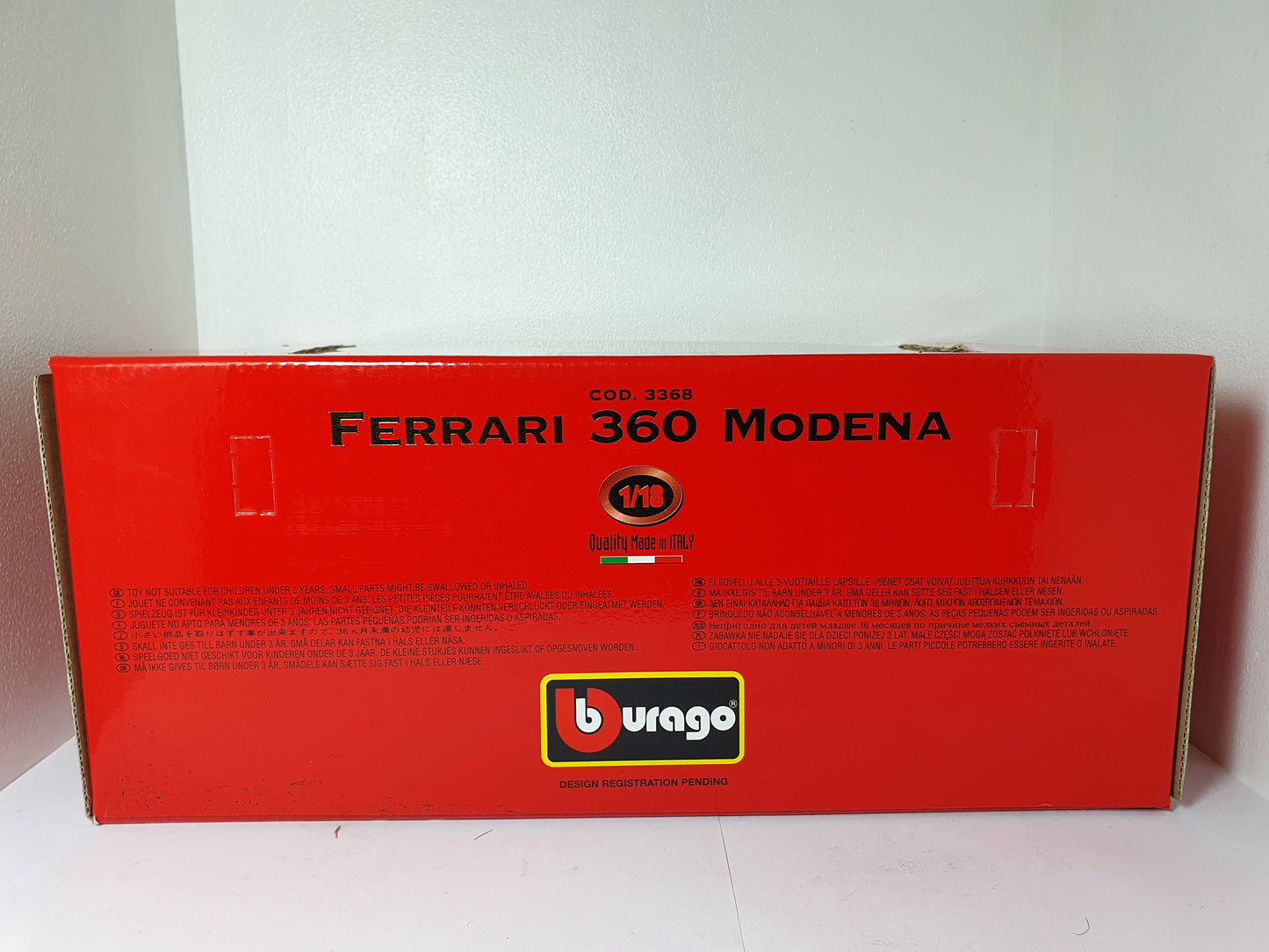 1:18 Ferrari 360 Modena ~ Bburago ~ Yellow