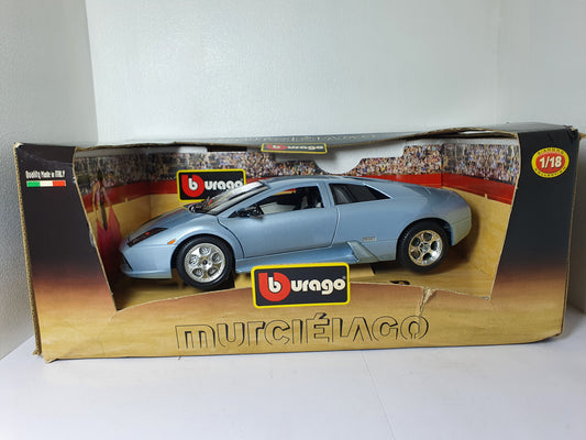 1:18 Lamborghini Murcielago 3316 ~ Bburago ~ Silver Blue