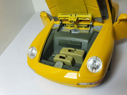 1:18 Porsche 911 Carrera 993 ~ Bburago ~ Yellow