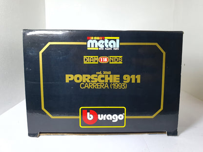 1:18 Porsche 911 Carrera 993 ~ Bburago ~ Yellow