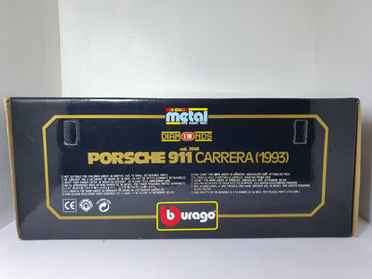 1:18 Porsche 911 Carrera 993 ~ Bburago ~ Yellow