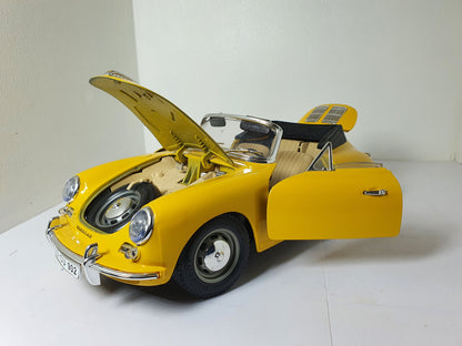 1:18 Porsche 356 Cabriolet ~ Bburago ~ Yellow