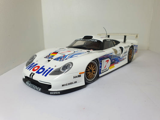 1:18 Porsche 911 GT1 996 ~ UT Models ~ White #7 Warsteiner Livery