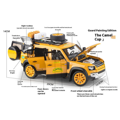 1:18 Yellow Land Rover Defender