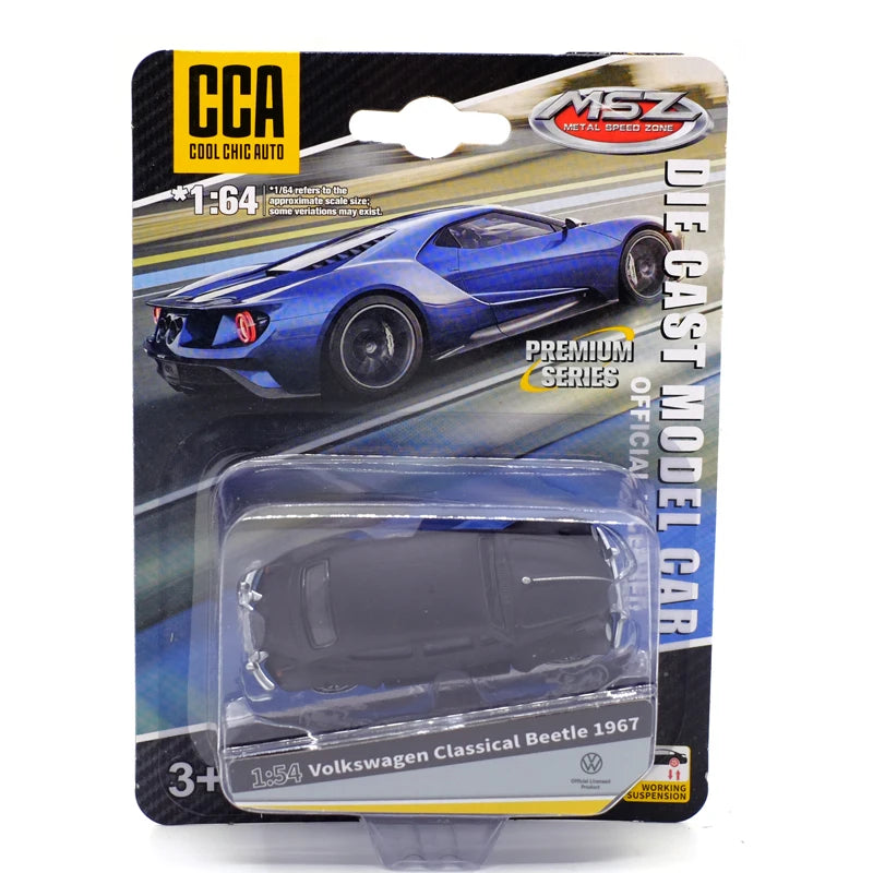 CCA Toy Model Car 1/64 Famous Car Simulation Diecast Vehicle World Collection Series Gift for 1:64  Hotwheels Boy Kid's Toys