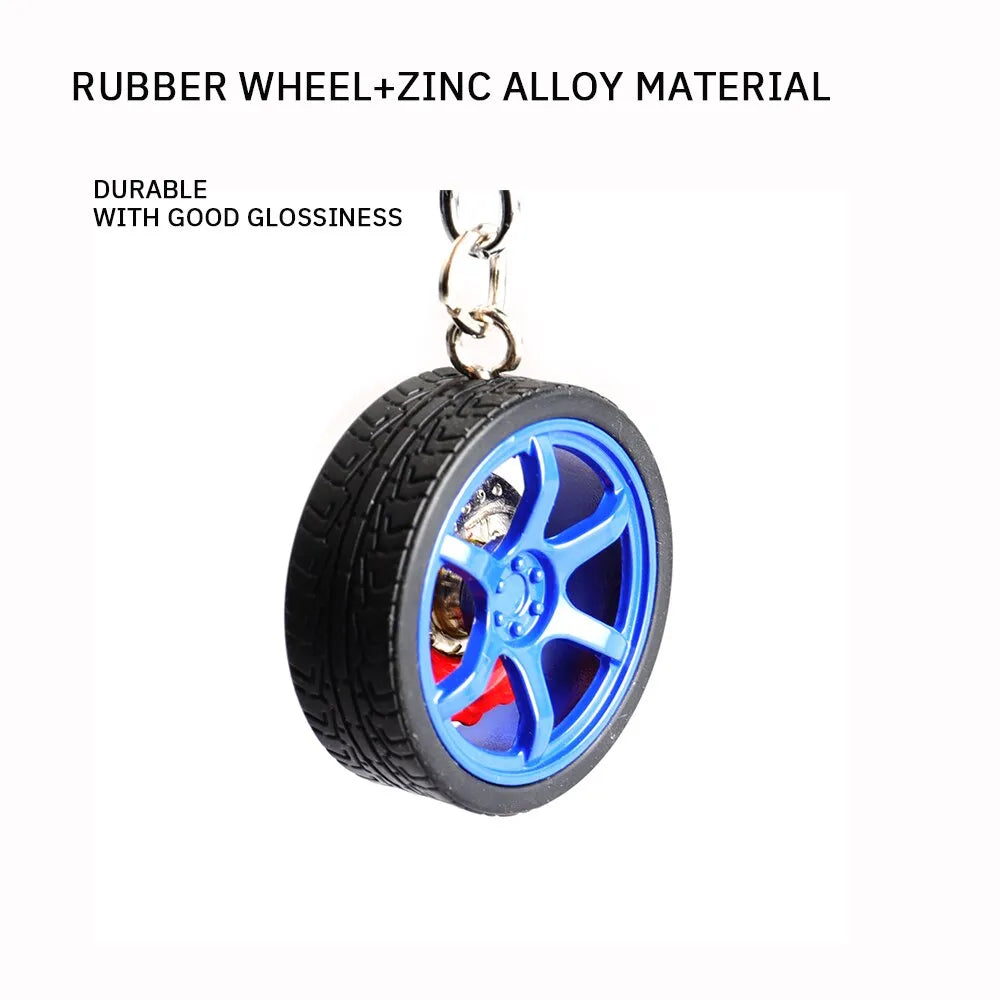 Volk TE37 Wheel And Tyre Keychain