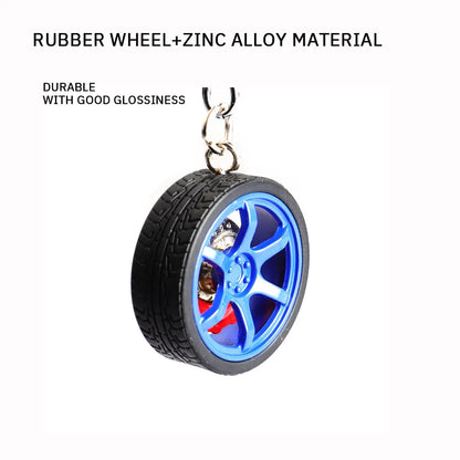 Volk TE37 Wheel And Tyre Keychain