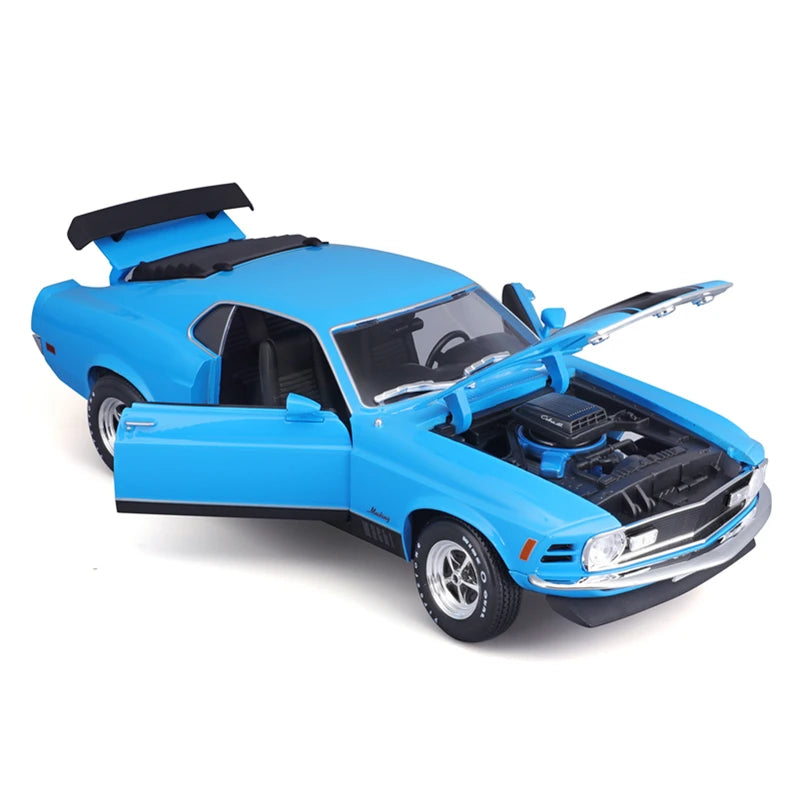 1:18 1967 Blue (2) Ford Mustang GTA Fastback