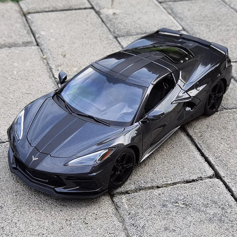 1:18 Grey 2020 Corvette Stingray Coupe