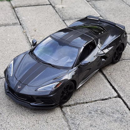 1:18 Grey 2020 Corvette Stingray Coupe