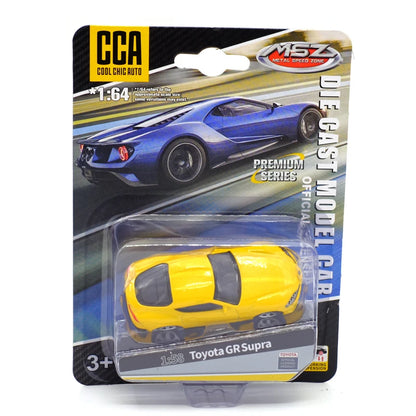 CCA Toy Model Car 1/64 Famous Car Simulation Diecast Vehicle World Collection Series Gift for 1:64  Hotwheels Boy Kid's Toys