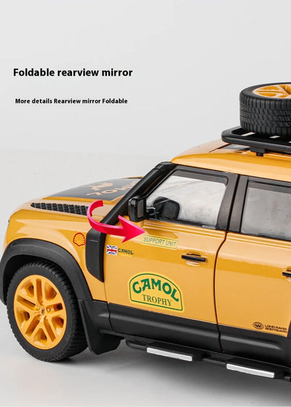 1:18 Yellow Land Rover Defender