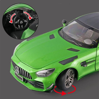 1:18 Mercedes-Benz AMG GT-R Pro Style Diecast ~ Metallic Green