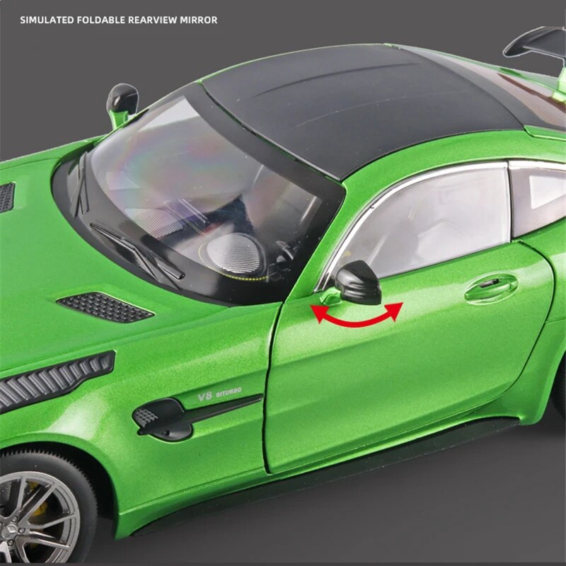 1:18 Mercedes-Benz AMG GT-R Pro Style Diecast ~ Metallic Green