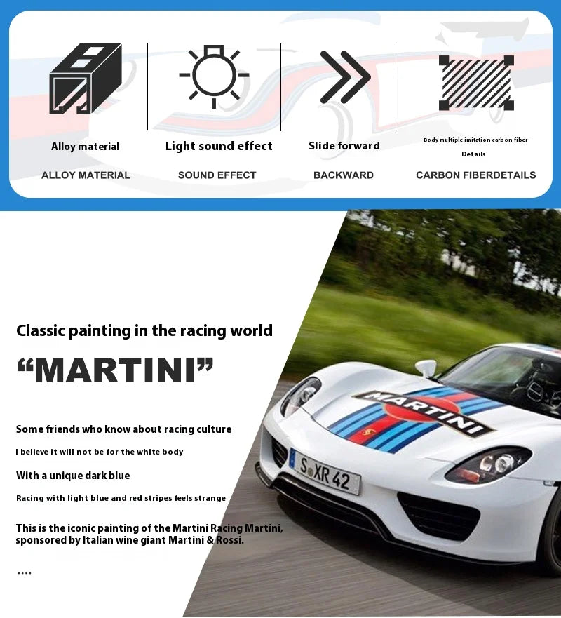 1:18 Porsche 918 Martini Limited Edition