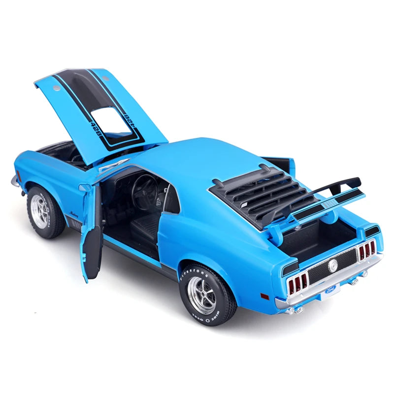 1:18 1967 Blue (2) Ford Mustang GTA Fastback