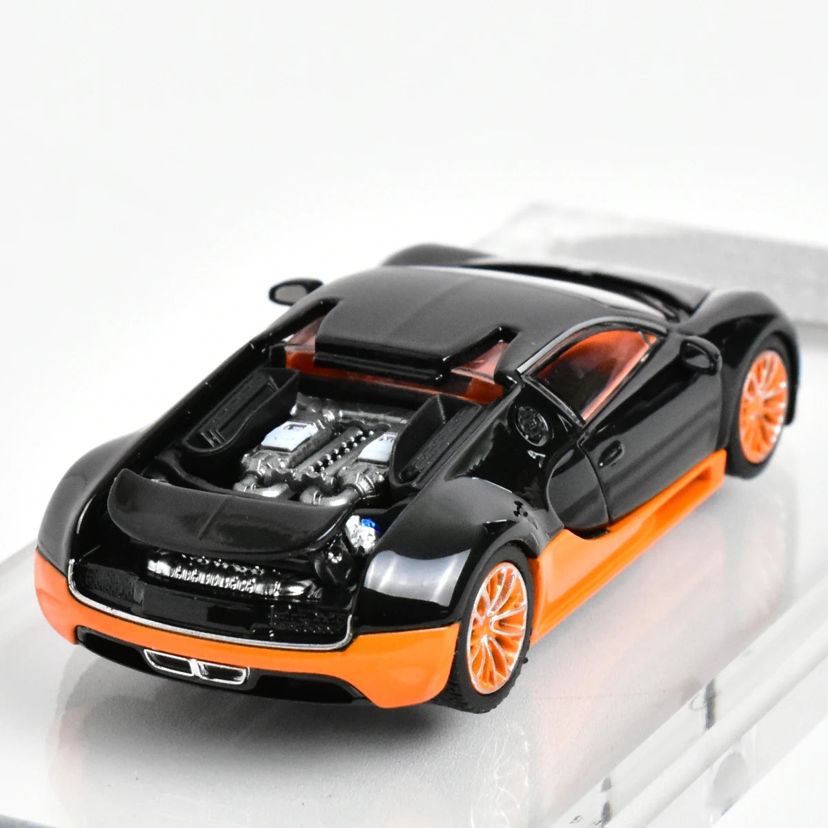 1:64 Black Bugatti Veyron Super Sport