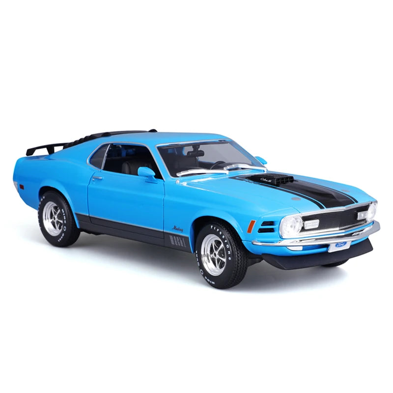 1:18 1967 Blue (2) Ford Mustang GTA Fastback