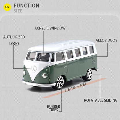 1:64 VW Camper Bus ~ CCA ~ Green